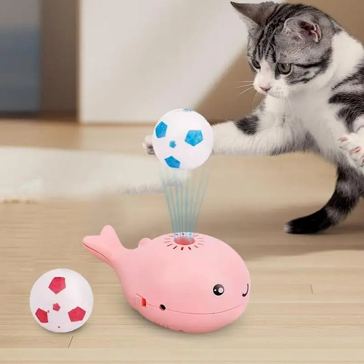 Jouet interactif flottant en forme de baleine - HautePattes